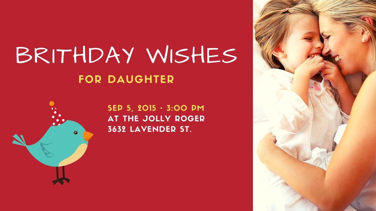 Birthday wishes for daughter