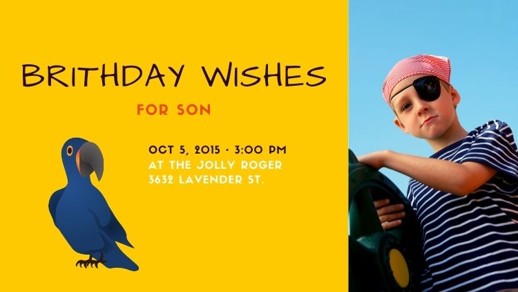 Birthday wishes for son