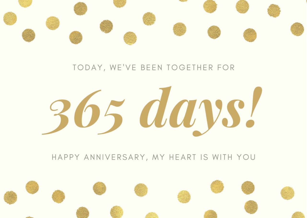 Long-distance Anniversary wishes for her